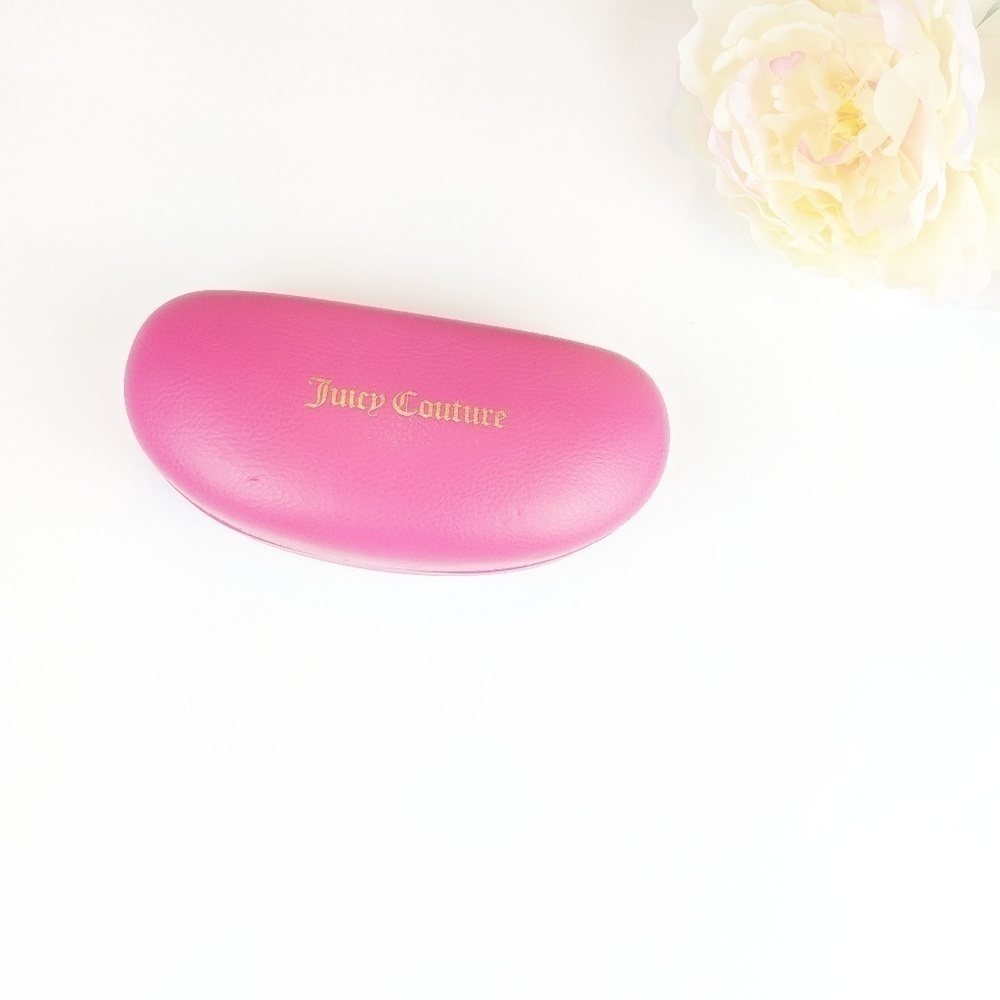 Juicy Couture y2k‎ Hot Pink Eyeglass Sunglass Case